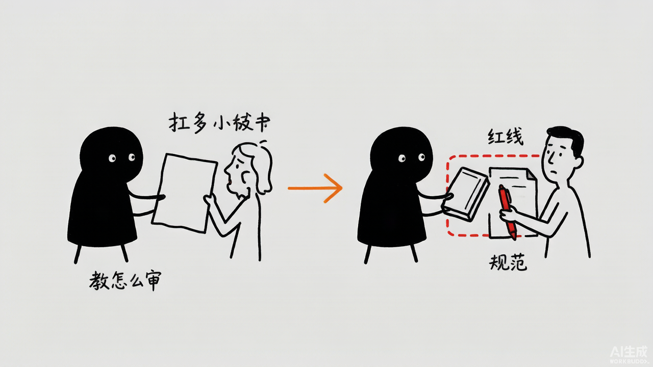从让它审到教它怎么审